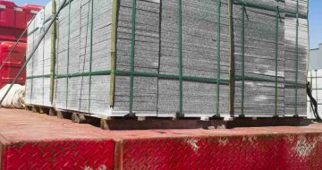 日喀则布 芝麻白火烧规格板地铺石300*600/600*600