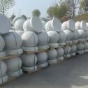 日喀则布 白麻花岗岩石材圆球，石球，挡车球，隔离球，景观石球，风水球等