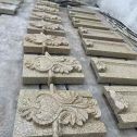 日喀则布 黄金麻花岗岩别墅外墙雕刻板