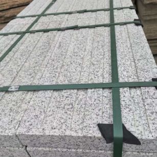 日喀则布 白麻花岗岩直行盲道石，盲条，地铺石