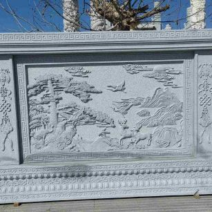 日喀则布 芝麻白大型照壁，屏风，影壁