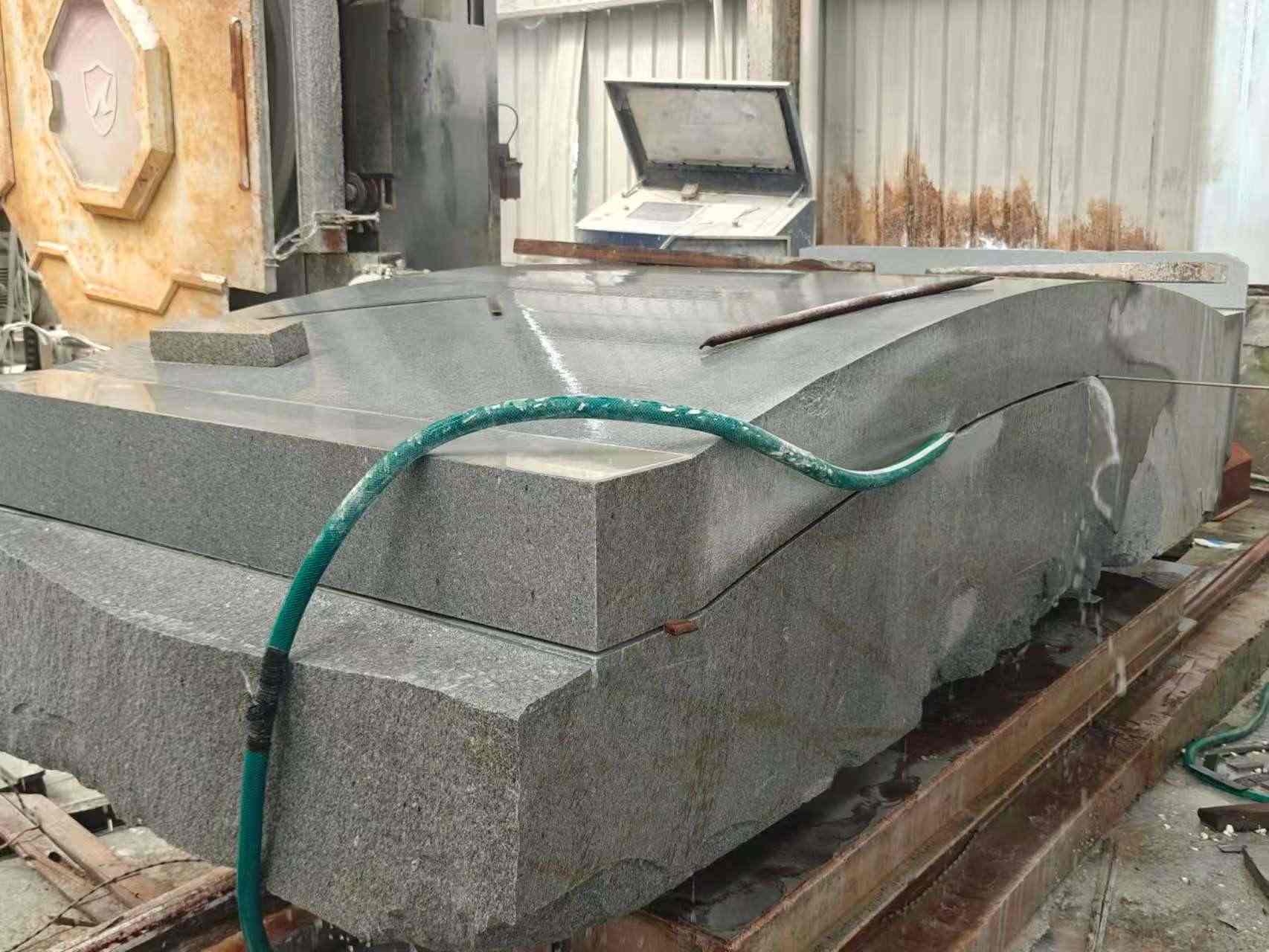 日喀则布 芝麻灰异型加工-拱桥