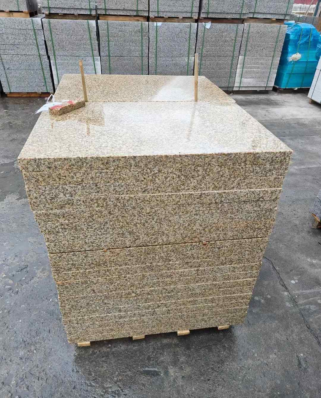 日喀则布 湖北黄金麻花岗岩石材荔枝面外墙石材