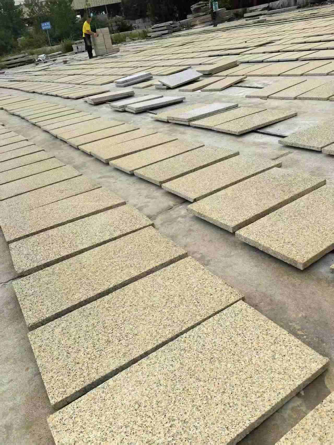 日喀则布 黄金麻荔枝地铺石面排板