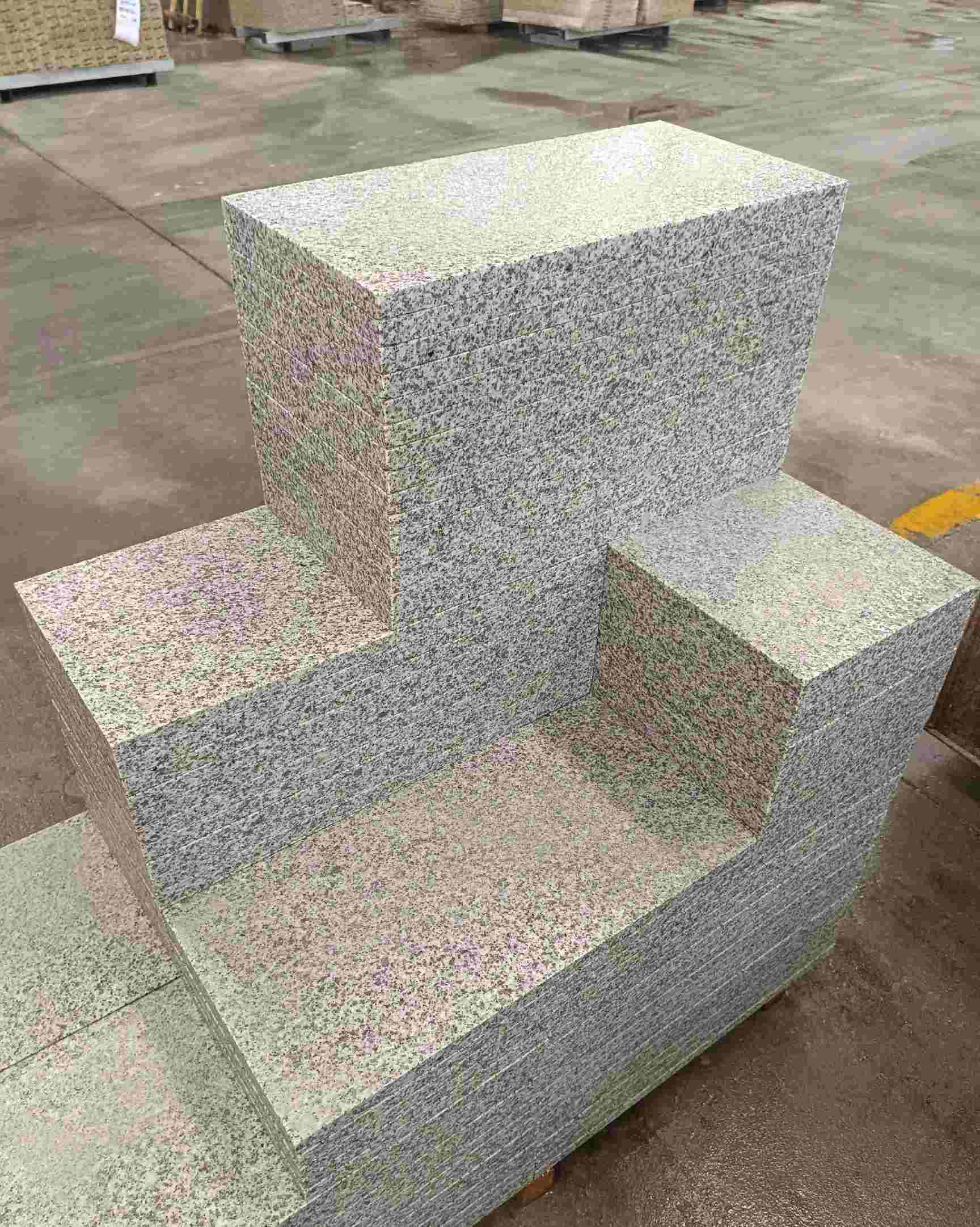 日喀则布 白麻花岗岩荔枝面地铺石