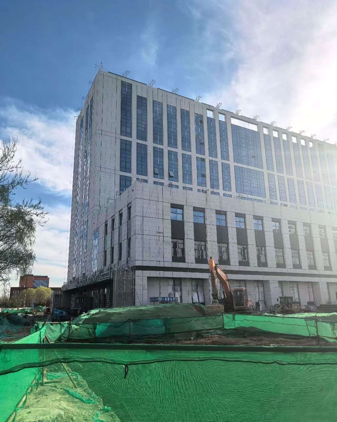 日喀则布 白麻花岗岩石材外墙干挂