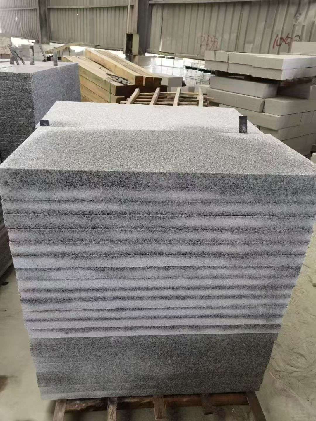 日喀则布 芝麻白5公分火烧地铺成品，900*400，规格可定制