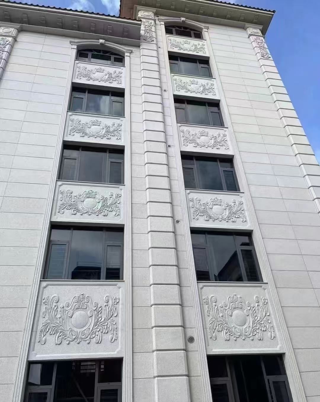 日喀则布 白麻荔枝面花岗岩别墅外墙干挂