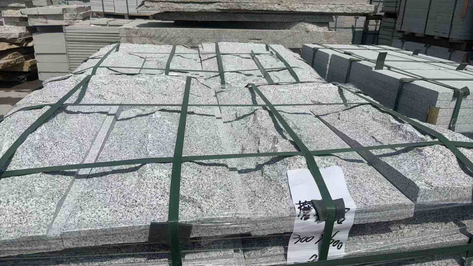 日喀则布 芝麻白蘑菇石成品